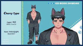 【Live2D Showcase】 Black Cat Boy Model