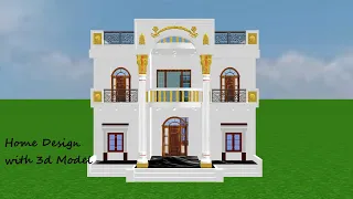 30 x 42 Home Design with 3d Model,30 By 42 House Plan With Front Elevation ,4 Bedroom Home design