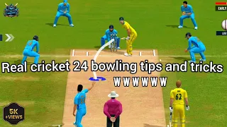 Real cricket 24 bowling tips and tricks || @iam_sravan || new tips