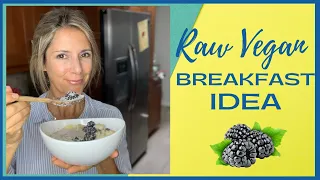 HIGH PROTEIN RAW VEGAN BREAKFAST IDEA / FAST AND DELICIOUS