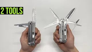 Leatherman Free P2 and P4 multitools compared. Which one would you pick?