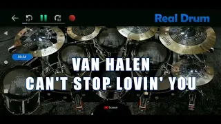 VAN HALEN - CAN'T STOP LOVIN' YOU | DRUM COVER | REAL DRUM