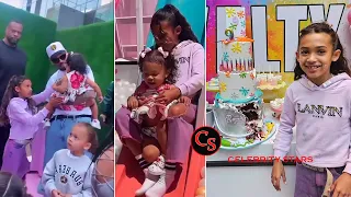 Chris Brown Celebrates Daughter Royalty's 9th Birthday With his Kids 'Aeko & Lovely' - VIDEO