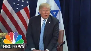President Donald Trump Says He Supports An Israel, Palestine 'Two-State Solution' | NBC News