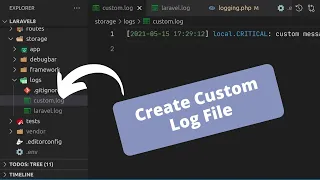 Create Your Own Log Files In Laravel and Know About Different Levels Of Logging