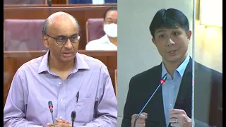 Exchange in Parliament between SM Tharman and MP Jamus Lim