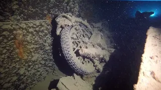 Diving the WW2 ship wreck SS Thistlegorm, Red Sea Egypt.