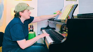 Practicing Bach - Late Beginner/Early Intermediate Level Piano