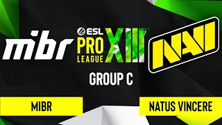 CS:GO - Natus Vincere vs. MIBR [Dust2] Map 2 - ESL Pro League Season 13 - Group C