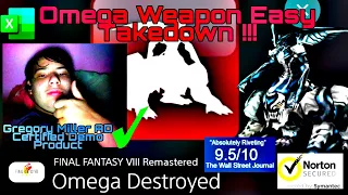 Omega Weapon Easy Takedown Trophy Guide ! [ Final Fantasy VIII Remastered ]