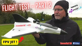 ZOHD Delta Strike radio controlled (RC) EDF JET | I want to fly it FPV | PART 2 | Powered by 4-Max