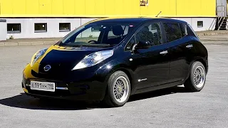 Тюнинг Nissan Leaf - Чёрная молния. Подвеска и колёса.