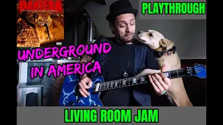 PANTERA - UNDERGROUND IN AMERICA / LIVING ROOM JAM 🔥 live playthrough by ATTILA VOROS