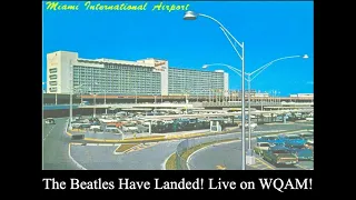 The Beatles arrival at Miami International