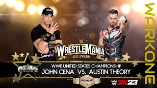 WWE 2K23 - John Cena vs Austin Theory United States Championship Match