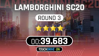 Asphalt 9 - LAMBORGHINI SC20 Grand Prix Round 3 - 4⭐ Touchdrive Reference Lap - RAT RACE