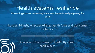 EHFG 2020 - S1: Health systems resilience