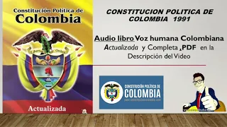 Constitución Política de Colombia 1991 (Audio Libro) completo