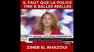 Zineb El Rhazoui : "il faut que la police tire à balles réelles" (dans les quartiers)