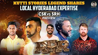 Kutti Stories Legend Shares Local Hyderabad Expertise | CSK vs SRH | RRR SHOW | R Ashwin