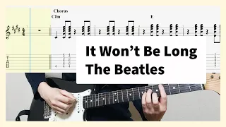 The Beatles - It Won't Be Long Guitar Cover With Tab