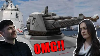 BRITISH FAMILY REACTS | The U.S. Navy's 5 Most Lethal Weapons Of War!