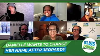 Danielle Wants To Change Her Name After This Game Of Jeopardy | Elvis Duran Exclusive