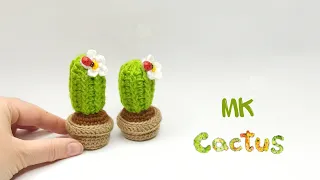 🌵SUPER IDEA 🌵KNITTED BABY CACTUS crochet amigurumi .🌵 Super easy pattern🌵