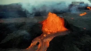 New film captures molten lava and fiery explosions from volcanoes