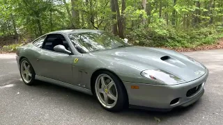 2003 Ferrari 575 Maranello Rare 6 Speed manual Road Test Passenger POV