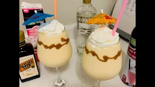 Creamsicle ice cream cocktail 🍹