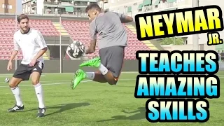 NEYMAR Jr. Teaches Amazing Skills!!! Can You Do This?!