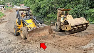 Wow, this is how to level road bumps on the Batu Jomba incline