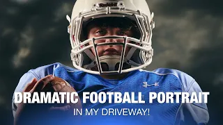 Dramatic Sports Portraits … In My Driveway!