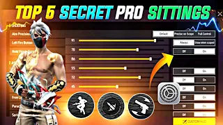 5 Secret Pro Settings 100% Working || Auto Headshot Setting in Free Fire || Headshot Setting