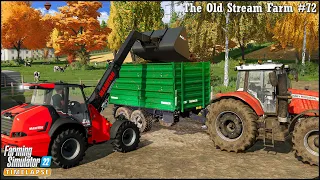 Mulching. Spreading Lime & Manure. Removing Stones🔹#TheOldStreamFarm Ep.72🔹#FarmingSimulator22🔹#4K