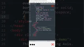 Typing | HTML CSS