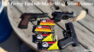 Test Firing Turkish Made Wolf 9mm Ammo at SGAmmo