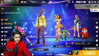 Pro Girl Call Me Noob 😡आजा 1 vs 3 में🔥 Best Clash Squad Match Free Fire - Garena Free Fire