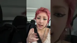 karina kurzawa’s recent tiktok in a car with ronald