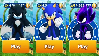 Sonic Dash - Dark Sonic vs Sonic vs Dark Werehog defeat All Bosses Zazz Eggman - Run Gameplay