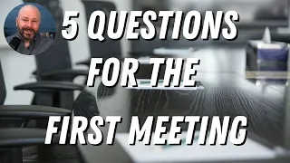 How to Ask for Sponsorship: Five Questions for the First Meeting