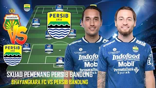 SKUAD PEMENANG PERSIB BANDUNG,VS BHAYANGKARA FC ~ PERSIB Potensial Starting Lineup BRI LIGA 1 PEKAN