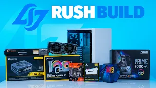 How To Build a PC - Giveaways + CLG RUSH Custom Build i9-9900k /2080Ti in Carbide 275R | Robeytech