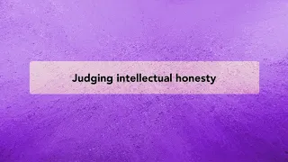 Judging Intellectual Honesty by Leonard Peikoff