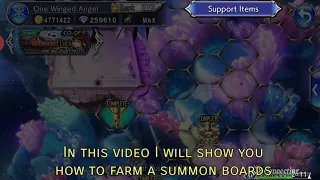 DFFOO GL - How to Farm a Summon Boards