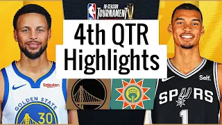 Warriors vs Spurs Full Highlights 4th QTR | Nov 24 | NBA In-Season TournamenT 2023