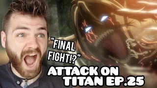 EREN LOST?! SEASON 1 FINALE!! | ATTACK ON TITAN EPISODE 25 | Non Anime Fan! | REACTION