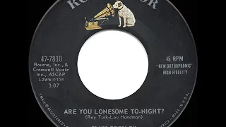1960 HITS ARCHIVE: Are You Lonesome Tonight - Elvis Presley (a #1 record)