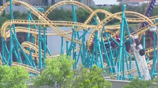 RIDERS STUCK: Multiple people trapped on roller coaster at Six Flags Fiesta Texas